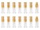 20pcs Empty 3ml Clear Fine Mist Atomizer Glass Bottle Spray Refillable Perfume Empty Bottle Glass for Travel Party Portable Makeup Tool + Free 1ml Pipette