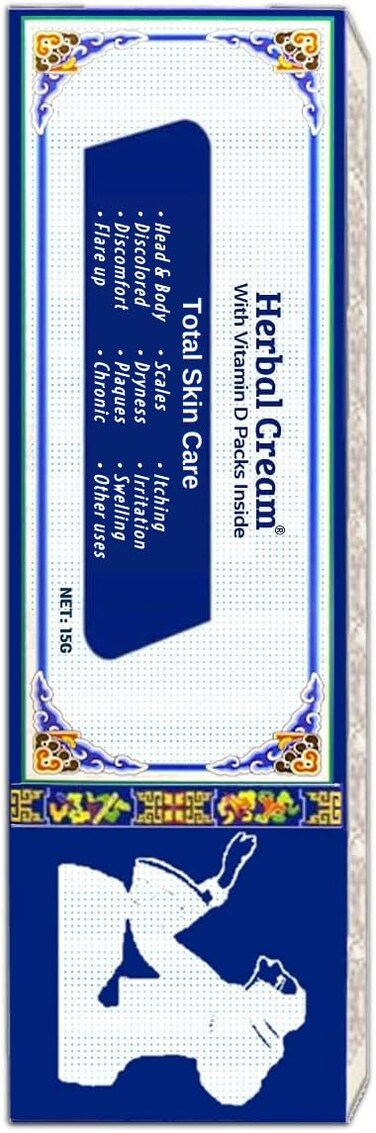 Star Herbal Cream with Vitamin D Packs Ointment Skin Irritation Dryness Discomfort Itch