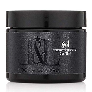 Lock &amp; Loaded Grit Transforming Creme (2 oz.) - Strong Hold Pomade, Matte Finish Hair Cream for Textured Hair, Low Shine, Premium Ingredients