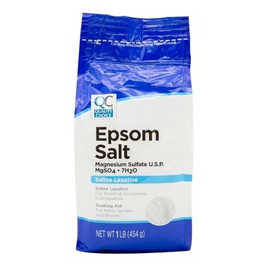Quality Choice Epsom Salt Saline Laxative 1lb