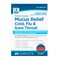 Quality Choice Mucus Relief Cold, Flu &amp; Sore Throat 20 Caplets Each (1)
