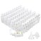 FOOCHY 120 Pack Clear Plastic Refillable Flip-Top Bottles for Hand Sanitizer Shampoo Lotion,etc - No BPA/Parabens, 60ml/2oz