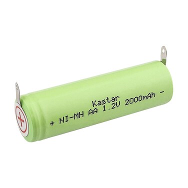 Kastar Rechargeable Shaver Battery Pack AA 1.2V 2000mAh Fits Braun, Norelco, Remington Shaver Models and Others (deatil Compatible Models Please Search The Below Description)