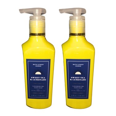 Bath &amp; Body Works Gel Hand Soap 2-Pack 8oz/236mL Each (Sweet Tea and Lemonade)