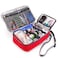 USA GEAR Diabetes Travel Case for Diabetes Care Supplies Fits Insulin Syringes, Blood Sugar Monitor, Glucose Tablets - Highly Visible Diabetic Medication Organizer with Insulated Interior (Bag Only)