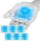 ICEWRAPS 3"x3" Small Gel Ice Packs for Injuries Reusable   Hot Cold Packs for Nose, Face, or Fingers   Mini Tiny Ice Packs for Lunch Box   Includes 6 Soft Gel Packs