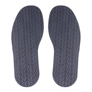 Shoe Bottom Full Sole Repair Replacement Anti-Slip Rubber, 4mm Thickness 1 Pair (Black)