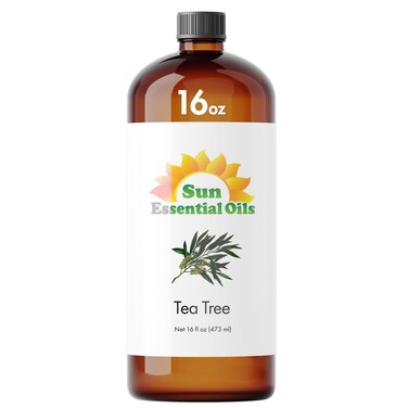 Sun Essential Oils - Tea Tree Essential Oil 16oz for Aromatherapy, Diffuser, Repellant - Tea Tree Oil 16 Fl Oz