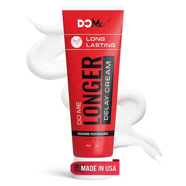 Do Me - Delay Cream - Premium Male Genital Desensitizer Cream - with Lidocaine - Climax Control for Men to Last Longer in Bed - 1oz (30mL)