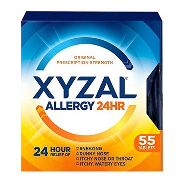 Xyzal Allergy 24 Hour 55 Tablets (Pack of 2)