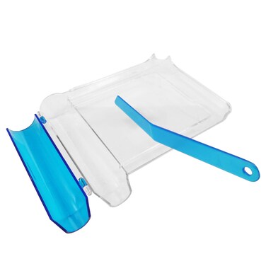 Medarchitect Right Hand Pill Counting Tray with Spatula (Clear - L Shape)