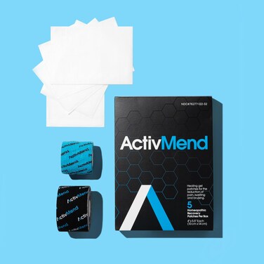 Gel Patches-Dramatic Swelling Reduction of Minor Sprains and Strains, Patented System Delivers 1,000C Arnica + Power 5 Ingredients, Clinically Proven Technology (5 Healing Gel Patches)