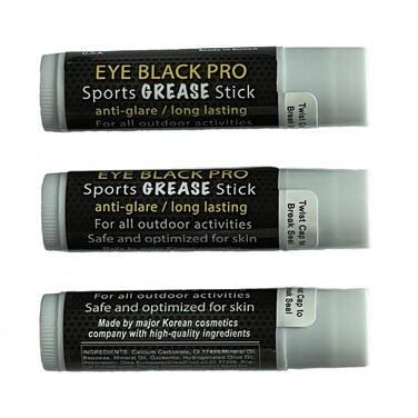 Pro-Sports stick, Cream Tube, reduce glare, sun block, SFX face painting, Baseball/Football/Softball, made KOREA (1 Pack)