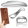 BYYDDIY 3 in 1 Stainless Steel Muscle Scraper Tools Set,Scraping Massage Tools for Physical Therapy,Derma Edge &amp; GuaSha Massage Scraper Tool,IASTM Tools,Guasha Tool for Body