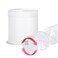 Extra Large Supplement Organizer with 4 Compartments Easy Open Pill Dispenser Monthly Medicine Vitamins Organizers Storage Pill Bottles,White