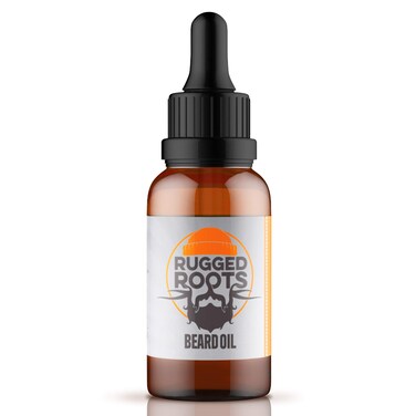 Rugged Roots Beard Oil and Conditioner Natural Beard Care Made with Orange Cedarwood Scented Premium Oils -Softens Beard and Promotes Healthy Beard Growth-Creative Gift for Husband, Dad, Boyfriend