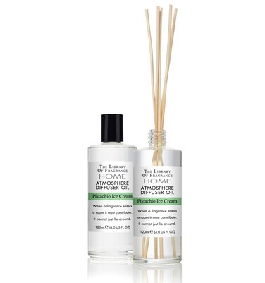 Demeter Pistachio Ice Cream Diffuser Oil, Reeds Included, Reed Diffuser Oil Refill, 4 Oz
