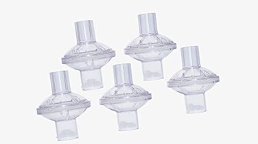 5-Packs ZNS Elements Universal in-Line Filters for CPAP/BiPAP Hose - Filters Out Impurities and Improves Experience - Compatible with Most Machines 22MM &amp; 15MM - 5-Packs