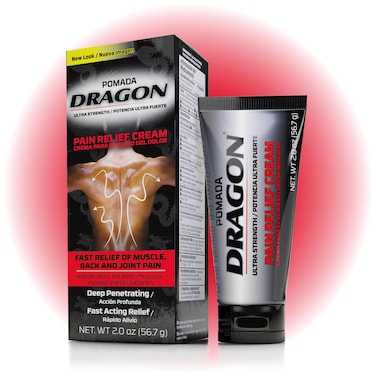 Pomada Dragon Ultra Strength Pain Relief Cream, Strength Muscle Rub for Joint, Shoulder, Knee Pain, Sore Muscle Relief, Topical Analgesic with Camphor &amp; Menthol, 2 Oz