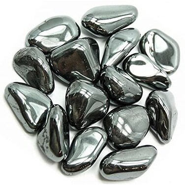 Pachamama Essentials Hematite Tumbled Stone - Healing Stone (1)