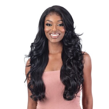 FreeTress Equal Freetress Equal HDL-07 HD ILLUSION LACE FRONTAL WIG (1B), 15 ounces