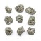 Wowagoga 2 Pack 4.5 Oz Natural Pyrite Stone Raw Pyrite Crystal for Cabbing Tumbling Reiki Healing