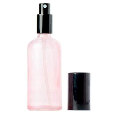 1PC Pink Glass Spray Bottle Container Press Bottles For Fine Mist Moisturizing Watering Perfume Cologne (30ML /1oz)