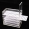 Sonew 5-Layer Acrylic Plastic Eyelash Storage Box, Transparent, Minimalist Style, Beauty Salon, Bathroom, Dressing Table Organizer