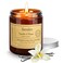 Vanilla Cream Scented Candles, Candles for Home Scented Aromatherapy Candles, Stress Relief and Relax Candle Gift for Women Birthday Christmas, 7oz Soy Wax Candle