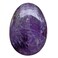 Polished Stone Egg for Easter Day, Palm/Pocket/Worry Enegry Healing Crystal Display Sphere Figurine Fengshui, White Howlite Turquoise 1.8" x 1.3