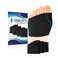 Metatarsal Pads Women Sleeves Inserts with Gel (4-Pack) Ball of Foot Cushions for Women &amp; Men Pain Relief Soft Padding - Sesamoiditis Pads, Metatarsalgia Insoles, Metatarsal Foot Men (Black)