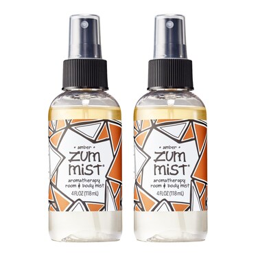 Zum Indigo Wild Mist Room &amp; Body Spray - Aromatherapy Essential Oil Spray - Natural Body Mist &amp; Room Spray - Amber Scent - 4 fl oz (Pack of 2)