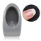 2 Colors French Dip Nail Container Smile Line Maker French Nail Art Manicure Tools(Gray)