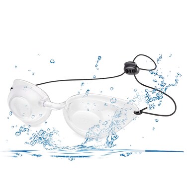 Hydrating Dry Eye Relief Sleep Mask, CPAP Moisture Eye Mask for Sleeping, Best Sleep Eye Mask for Woman Man (Transparent)