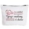 Fokongna Doctor Gifts, Funny Doctor Makeup Bag, Grey's Anatomy Gifts Inspired Makeup Bag for Women Men-I've Watched Every Episode Of Grey's Anatomy So I Am Basically A Doctor