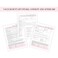 Vacuum Butt Lift Therapy Intake, Consent, and Aftercare Form   75 Pack   8.5x11" inch Paper Size Form   Eyelash Extension Supplies   Client Signature   Butt Lift Cupping   White and Pink Design