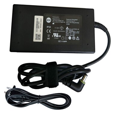 OEM 80W 12V 6.67A AC/DC Adapter Compatible with Phillips Respironics PR System One REMstar Auto A-Flex DOM 460P REF 560P 567P 60 Series CPAP BiPAP ASV IP22 1091399 1118499 Delta MDS-080AAS12 A Charger