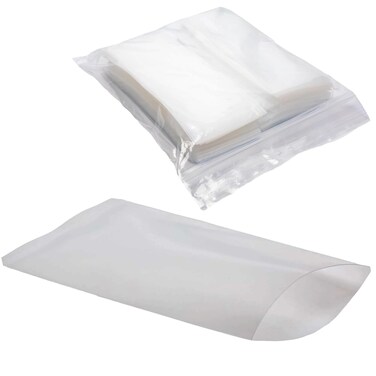 Vakly 100 Pill Crusher Pouches Disposable Heavy Duty Medication Bags for Crushing Tablets, Pills and Vitamins - Thick Clear Medical Plastic Packets - Compatible with Most Medicine Crushers [100]