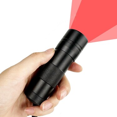 Red Light Therapy for Body and Face,Infrared Light Therapy Handheld Led Infrared Lamp Redlight-Therapy Device with 630nm,660nm &amp; 850nm Wavelengths Flashlight