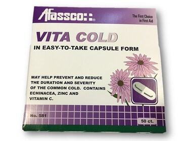 Afassco 581 Vita Cold Capsules - 50 / BX