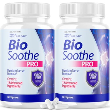 IDEAL PERFORMANCE (2 Pack) Biosoothe Pro Neuropathy Treatment Capsule for Nerve Pain Repair Pills Bio Soothe Premium Formula Supplement Alpha Fix Neeve (120 Capsules)