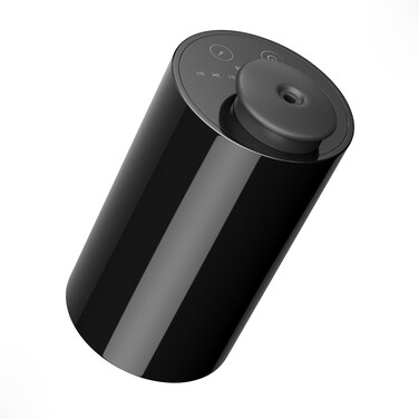 Waterless Essential Oil Diffuser for Home Aromatherapy Car Nebulizing Diffuser Battery Operated 5-20mL Mini Scent Air Machine Up to 600 Sq.Ft. 4Timer 3 Mist-Level (AN7 Black)