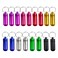 AUEAR, 15 Pack Mini Pill Box Keychain Waterproof Aluminum Geocaching Container Tube for Outdoor Camping Travel