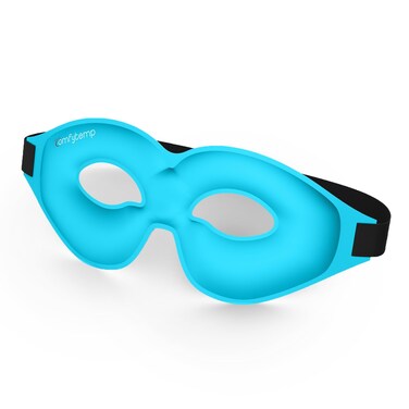 Comfytemp Cold Gel Eye Mask, Cooling Eye Ice Pack for Puffiness, Reusable Cold Compress Eye Mask for Puffy Eyes, Dry Eyes, Sinus, Dark Circles, Migraines Relief, FSA HSA Approved, Lycra Side, 1 Pack