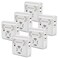 Riddex Sonic Plus Ultrasonic Pest Repeller, Plugs in with extra Outlets Indoor Use - Insect Repellent - Bug Repellents for Home Defense - Protect Against Rodents &amp; Insects, Chemical Free(6 Pack White)