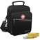 Insulin Cooler EpiPen Carrying Case Insulated, Travel Medication Diabetes Supplies Organizer Bag with Shoulder Strap for Asthma Inhaler, Auvi-Q, Allergy Medicine Essentials (Black)