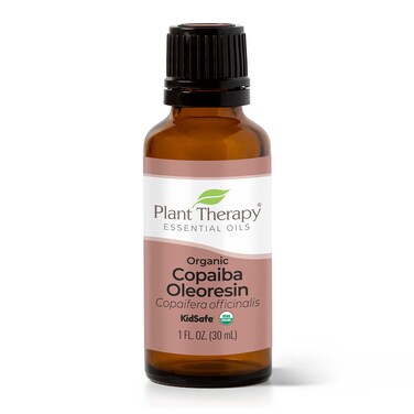 Plant Therapy Copaiba Oleoresin Organic Essential Oil 100% Pure, Undiluted, Natural Aromatherapy, Therapeutic Grade 30 mL (1 oz)