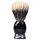 JEQUIL&amp;CORENVEO Fine Silvertip Badger Bristle Shaving Brush, With Heavy Weight Resin Base (Curved Top)