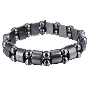 VIKI LYNN Hematite Powerful Metal Magnetic Therapy Bracelet