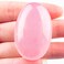 1.5 inch Rose Quartz Crystals Palm Worry Stone Tumbled Irregular Polish Stone Rocks Positive Energy Crystals Massage Gemstone with Healing Therapy for Reiki Yoga Chakra Balancing Gift Decor
